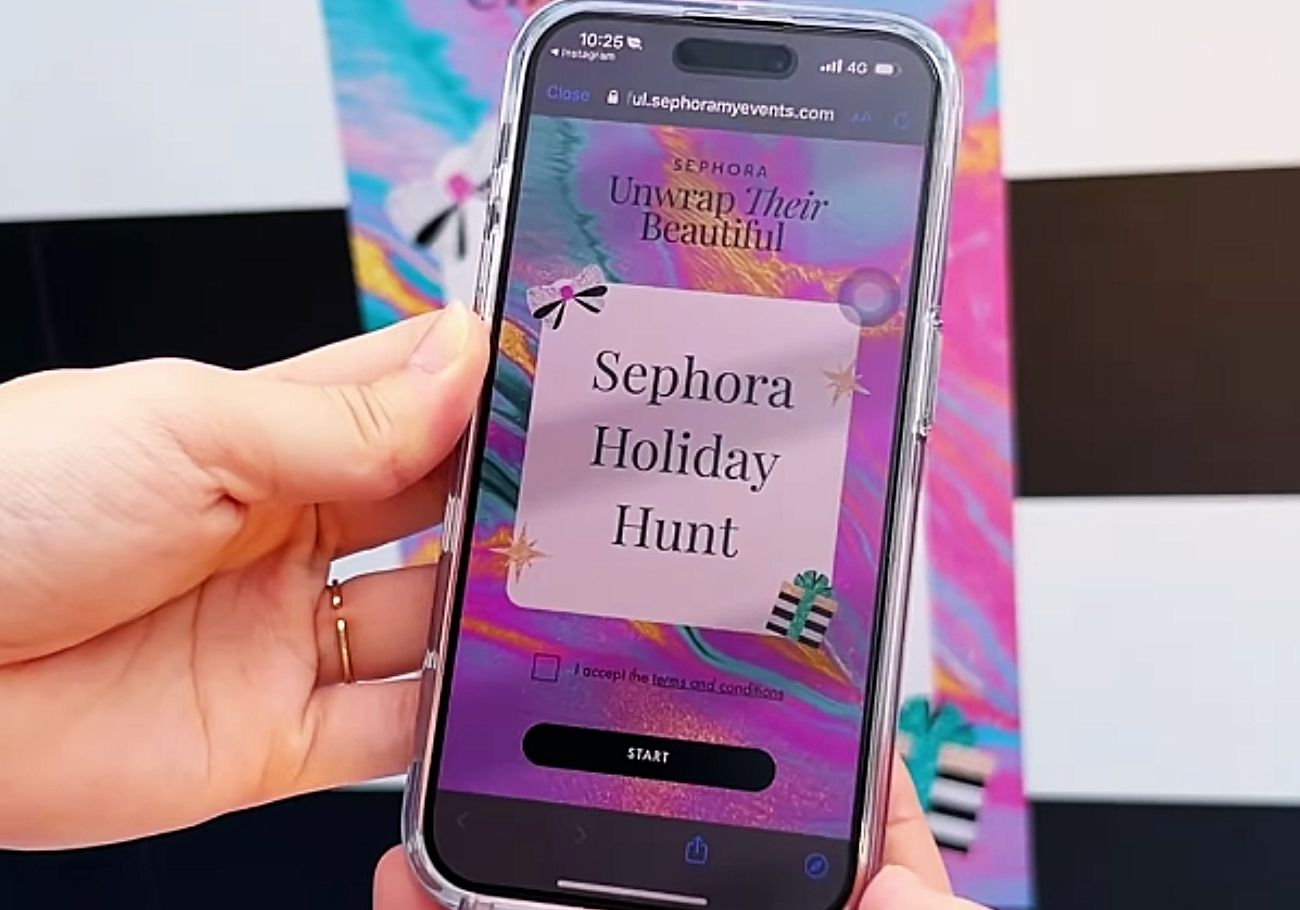 Sephora unwraps festive magic with 3D interactive showcase