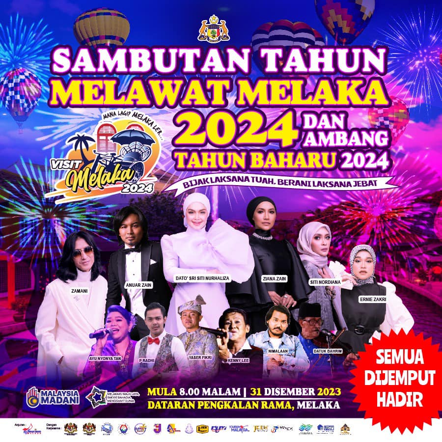 Melaka unveils grand countdown for Visit Melaka 2024