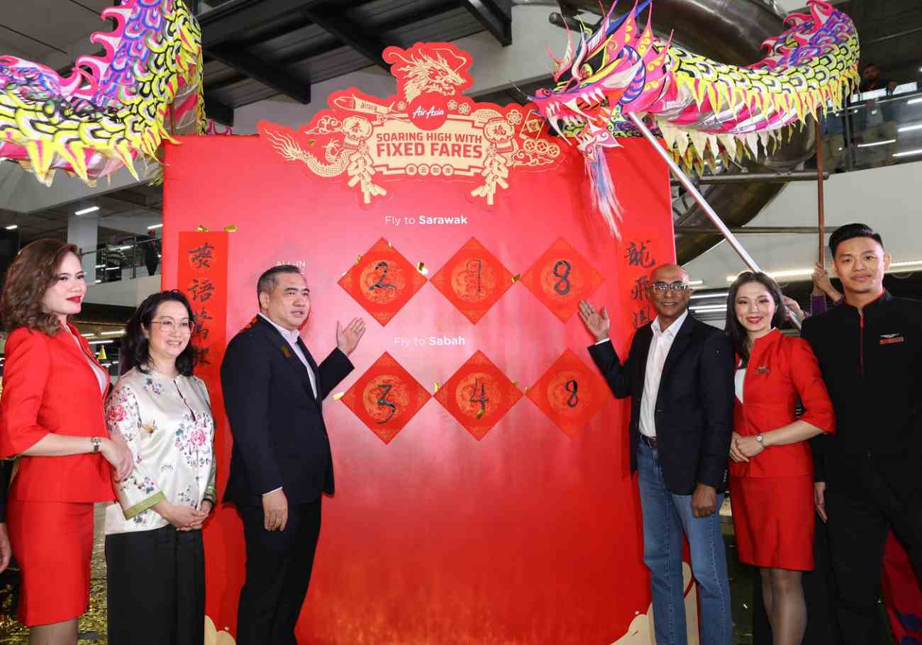 AirAsia offers fixed low fare flights for CNY reunions