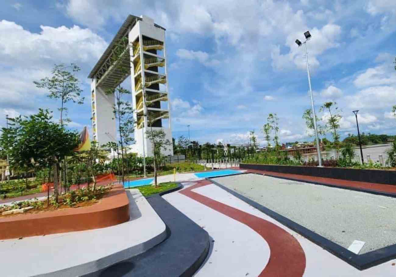 Batu Kawa Riverbank Park Phase 3 nearing completion