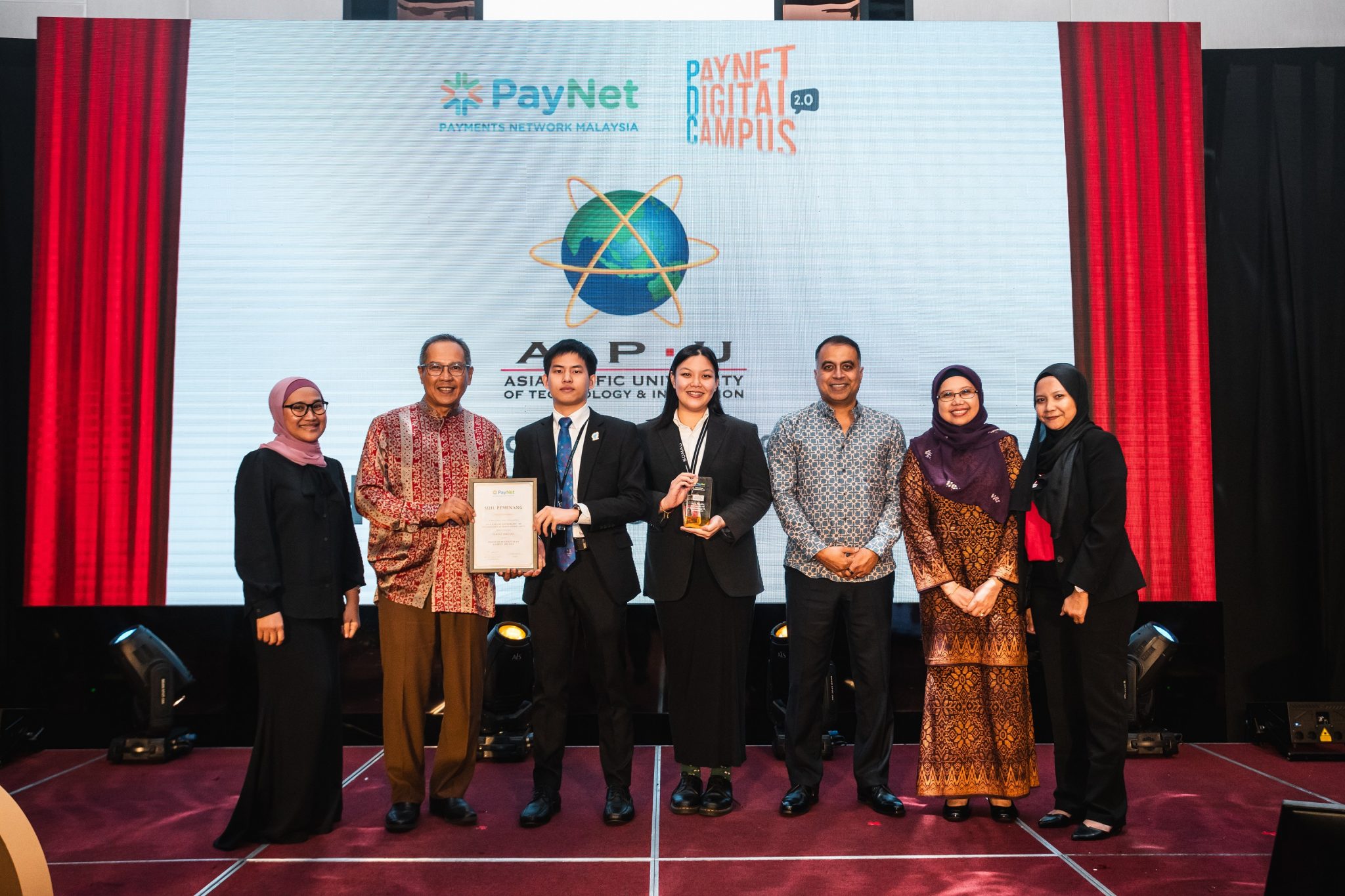 APU achievement comes as a result of its exceptional performance in the recent Digital Campus 2.0 campaign organized by Payments Network Malaysia (PayNet).