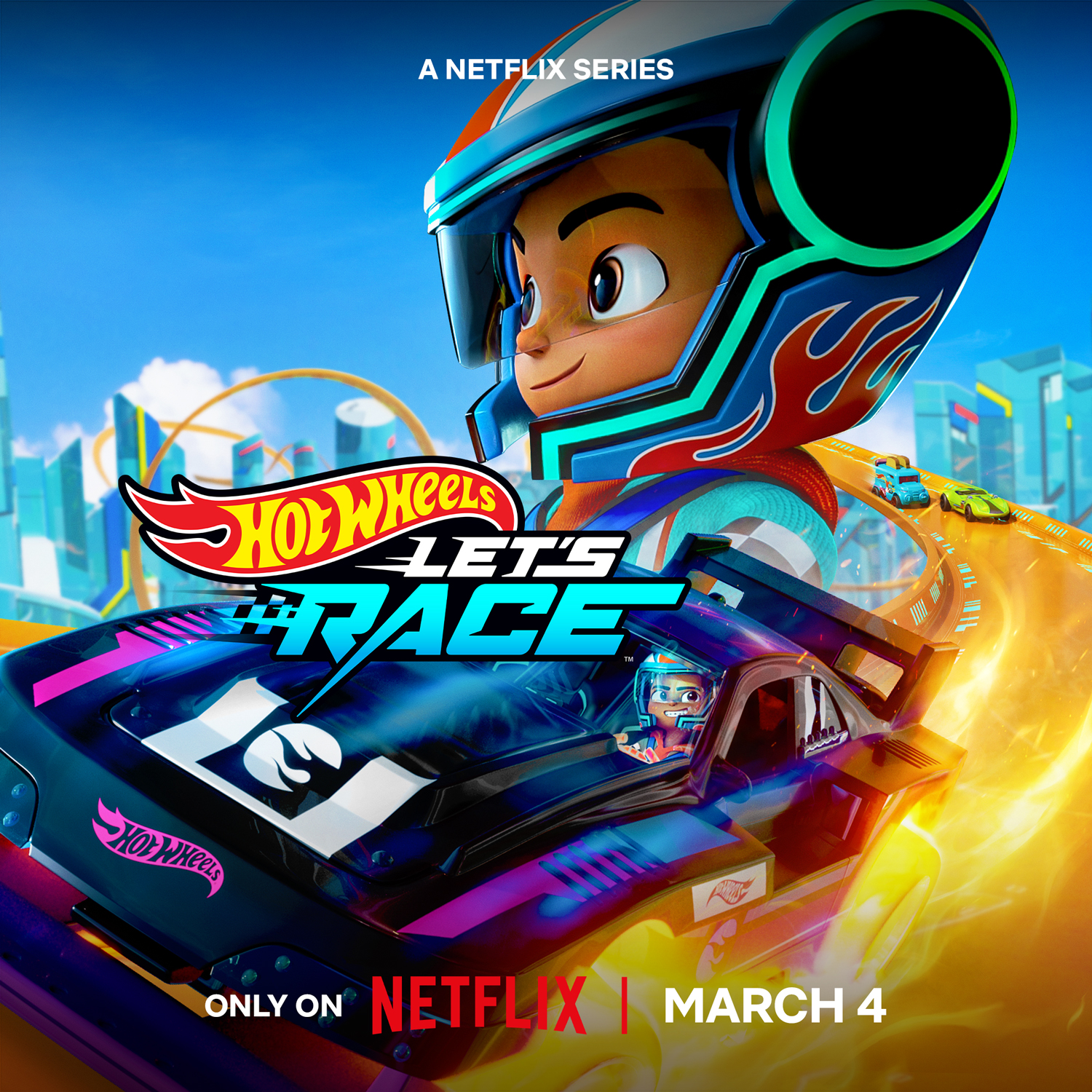 Gear up for turbocharged excitement as Hot Wheels brings its all-new animated series, "Hot Wheels Let's Race," to Netflix globally on March 4th, 2024. 