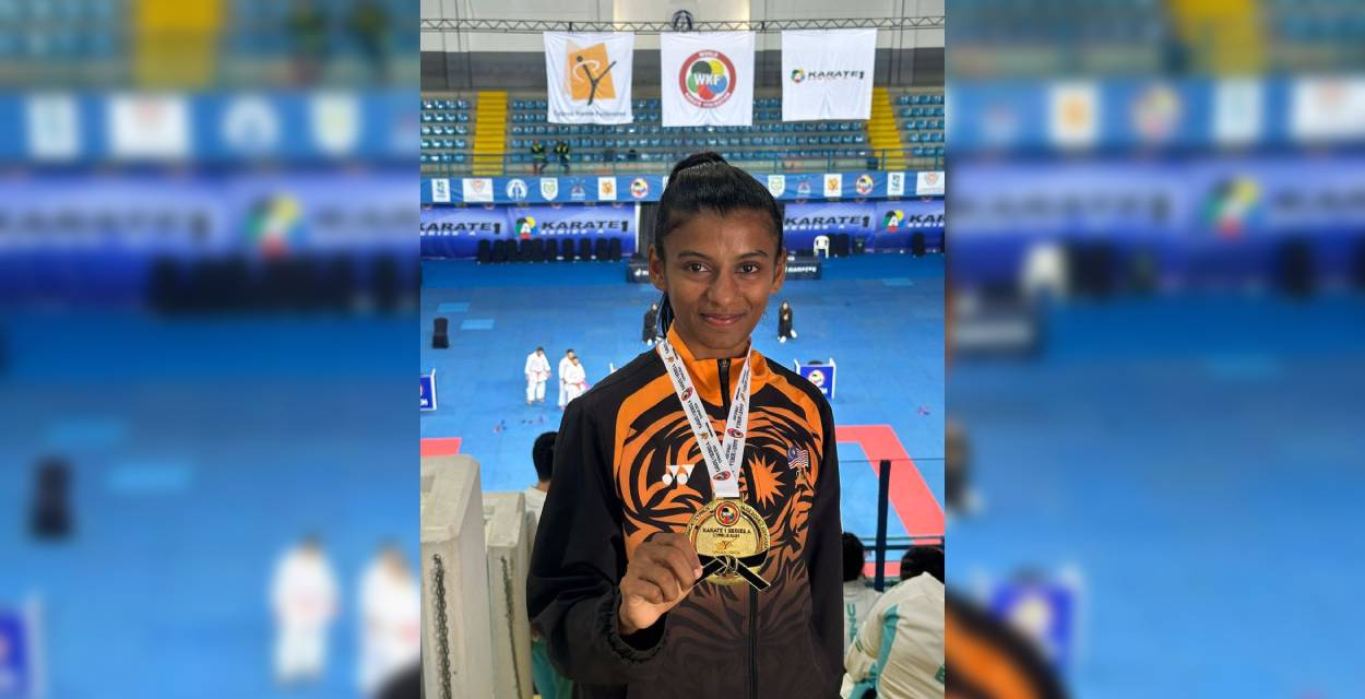 Shahmalarani Strikes Gold At Wkf Karate Championship In Cyprus 