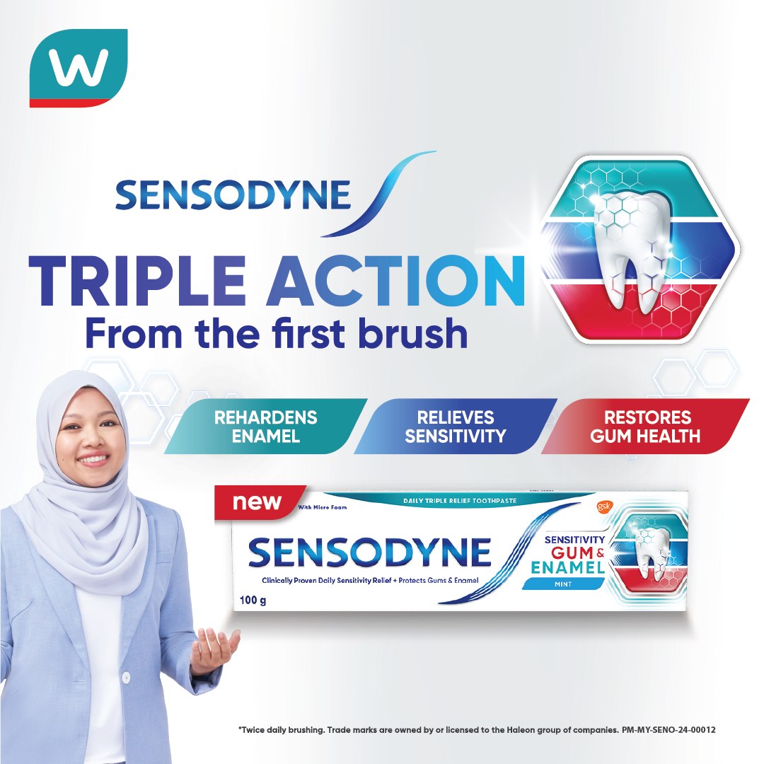 Sensodyne unveils triple threat toothpaste in Malaysia