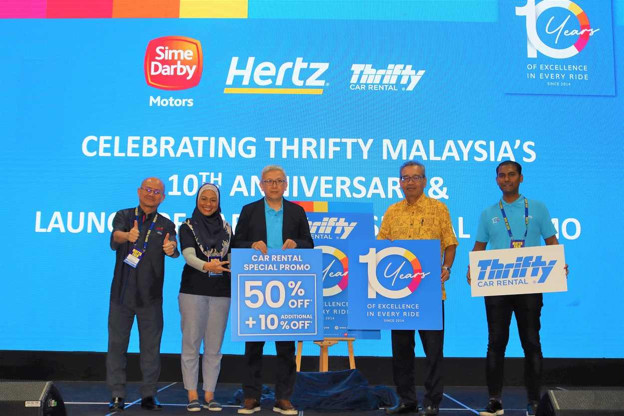 Thrifty Malaysia 推出激动人心的租赁优惠庆祝成立十周年