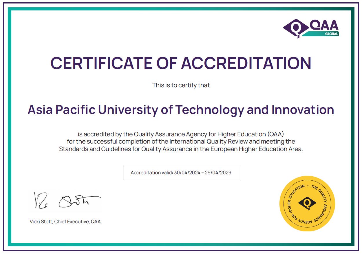 APU earns prestigious QAA Accreditation 