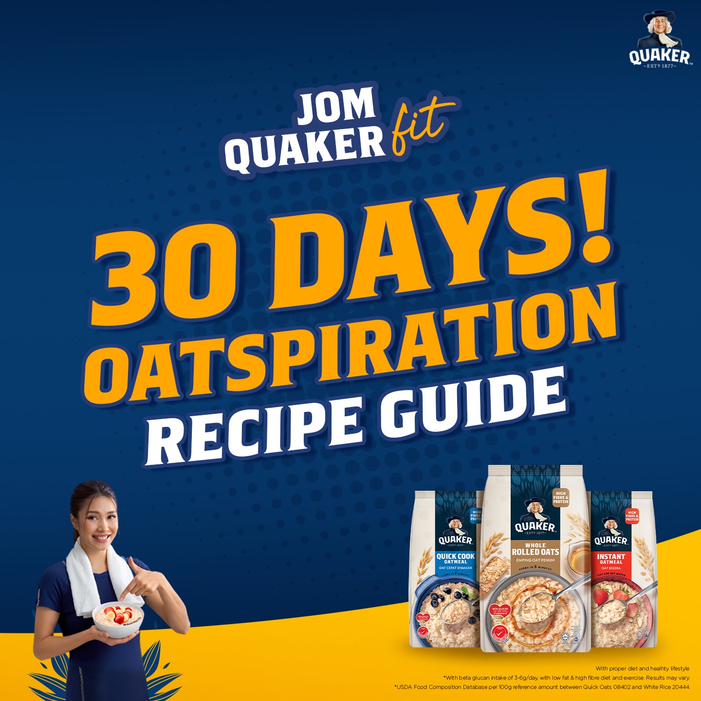 The Jom Quaker Fit Challenge makes healthy easy and fun