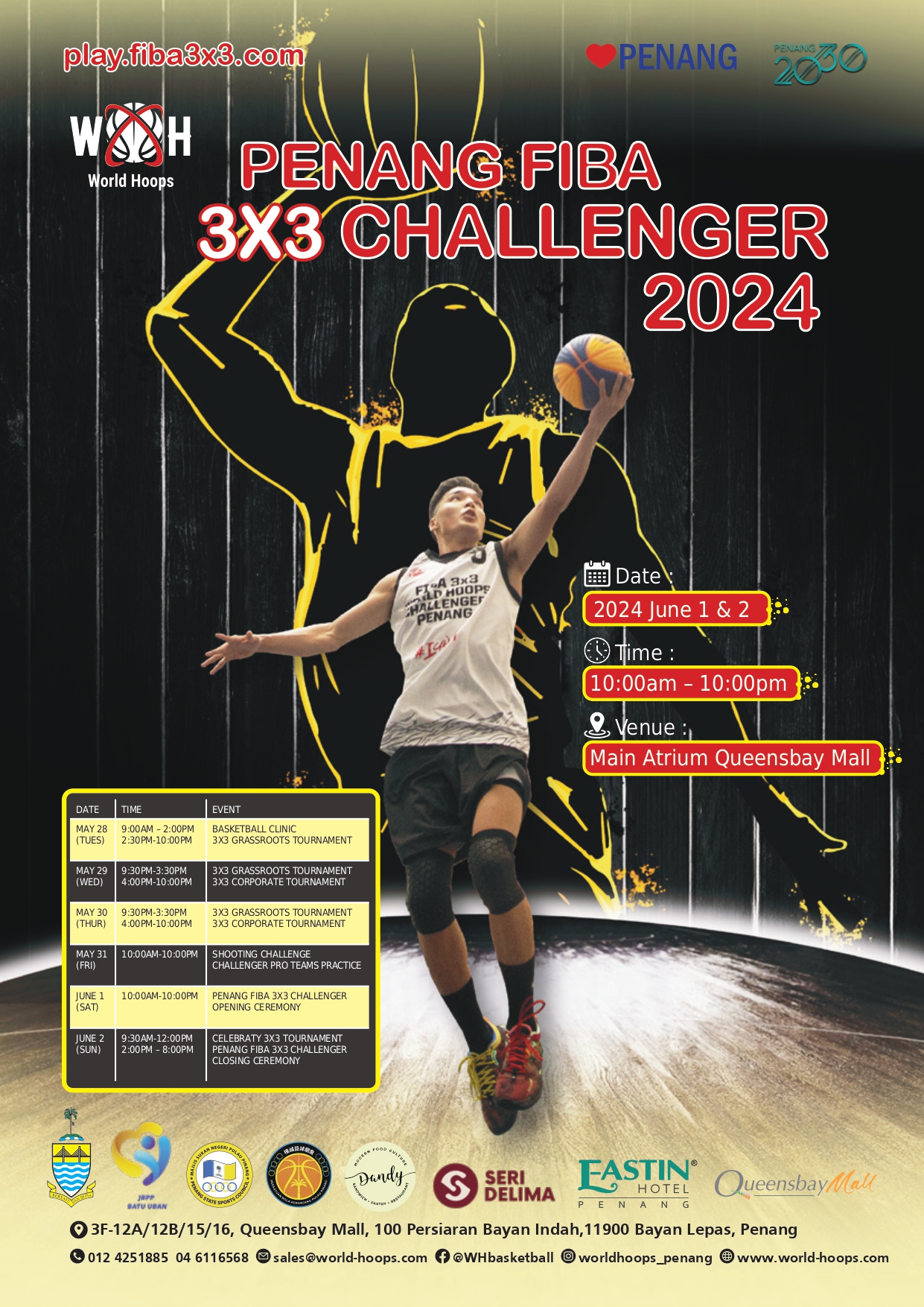 Penang FIBA 3X3 Challenger basketball is back