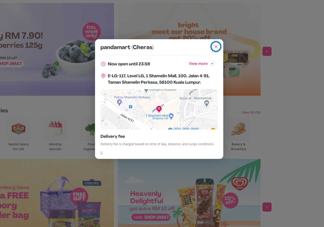 Foodpanda expands Bright label for online grocery shoppers