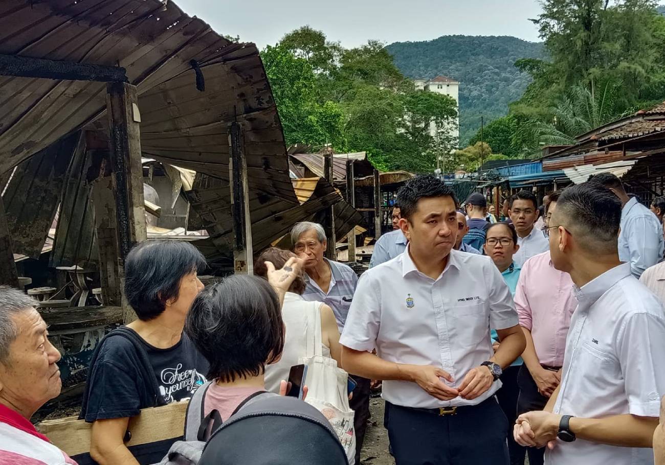 Batu Ferringhi Hawker complex to rebuild after fire