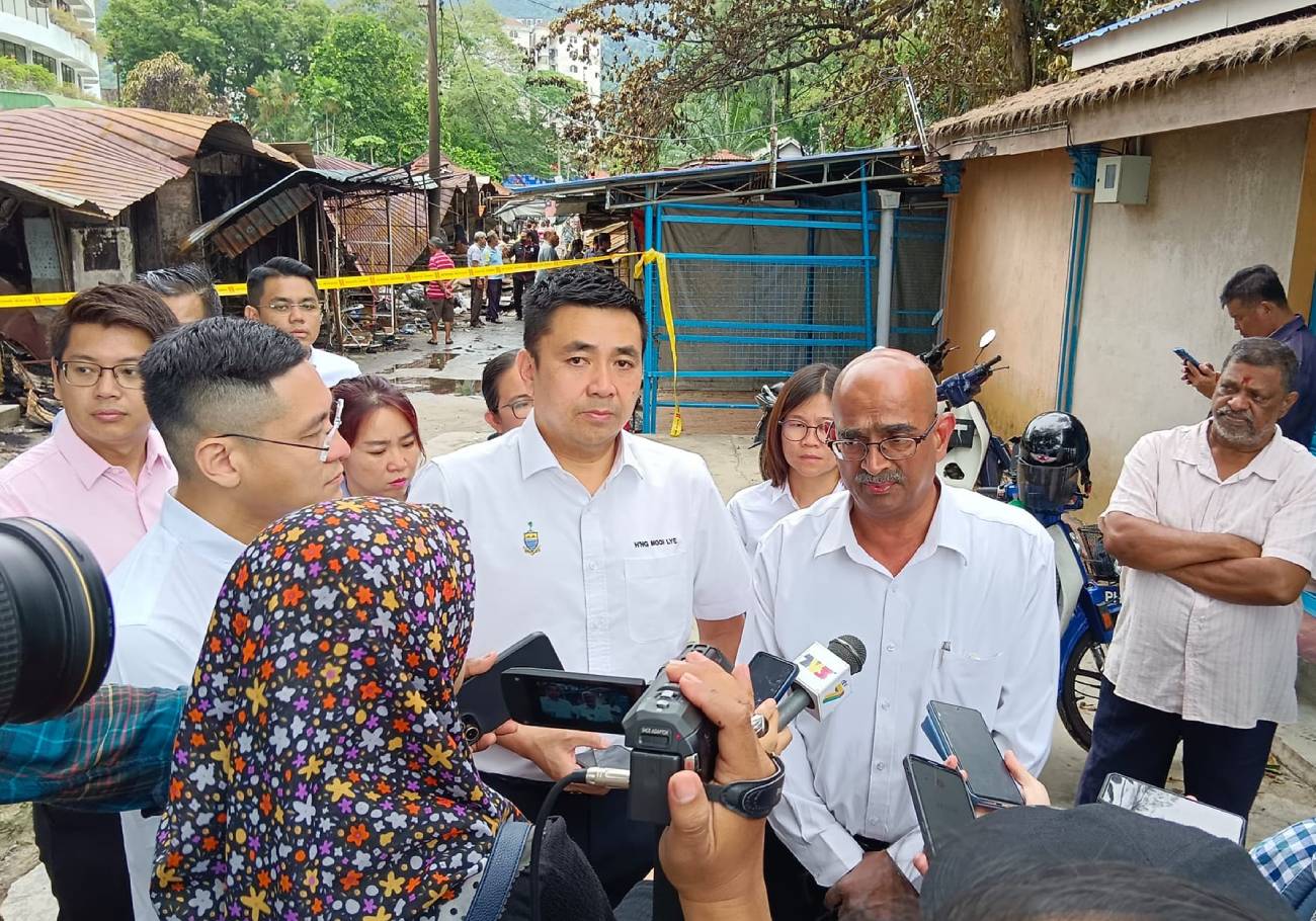 Batu Ferringhi Hawker complex to rebuild after fire