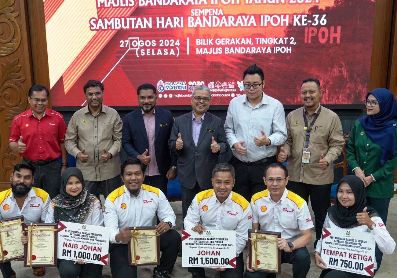 Ipoh City Council celebrates cleanliness with awards