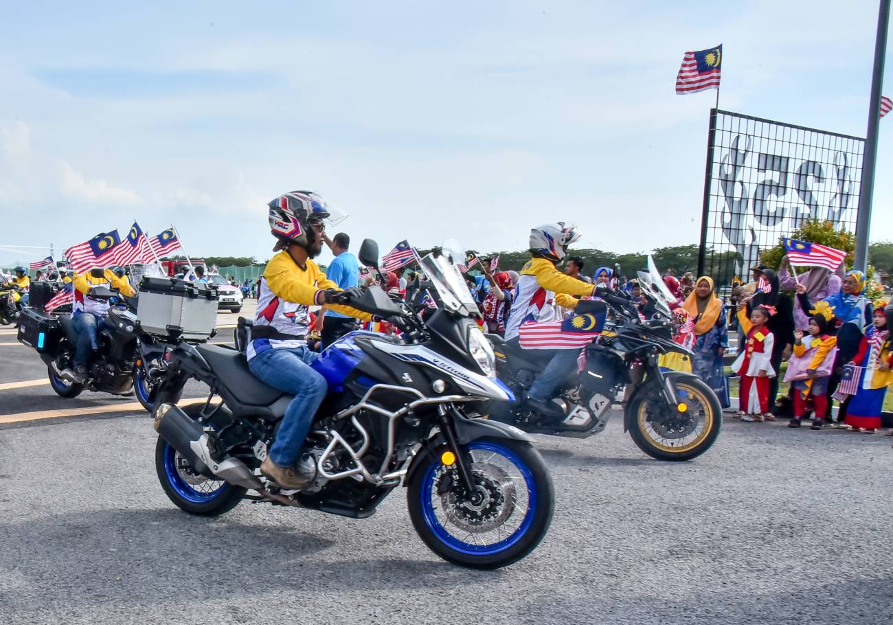 Kembara Merdeka Jalur Gemilang convoy reaches Penang