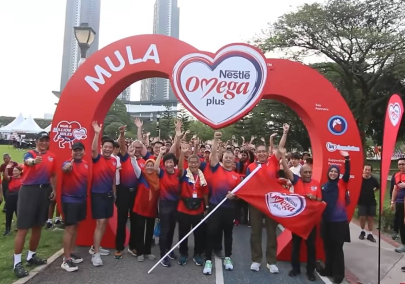 Nestlé Omega Plus kicked off annual Walk A Million Miles