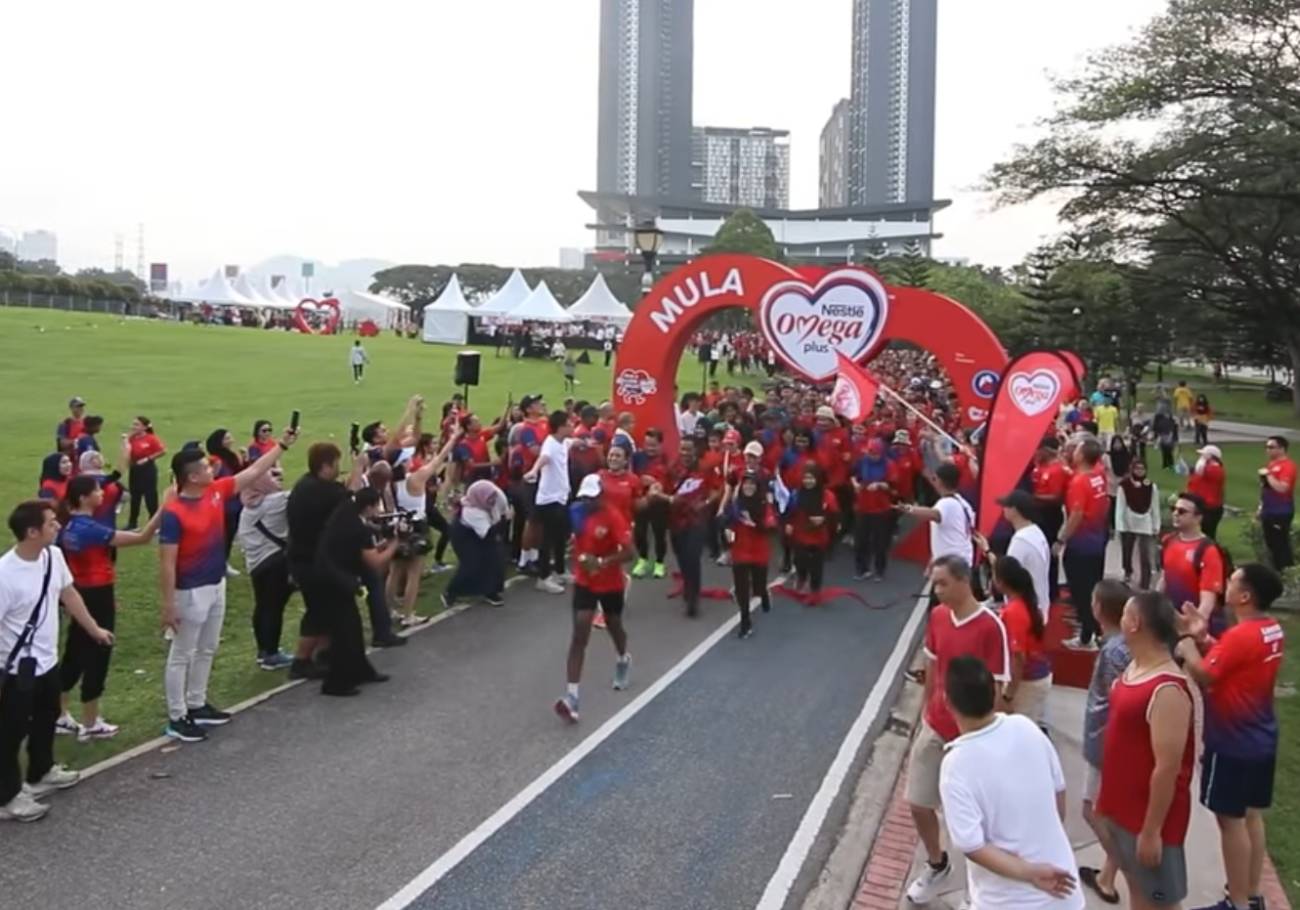 Nestlé Omega Plus kicked off annual Walk A Million Miles