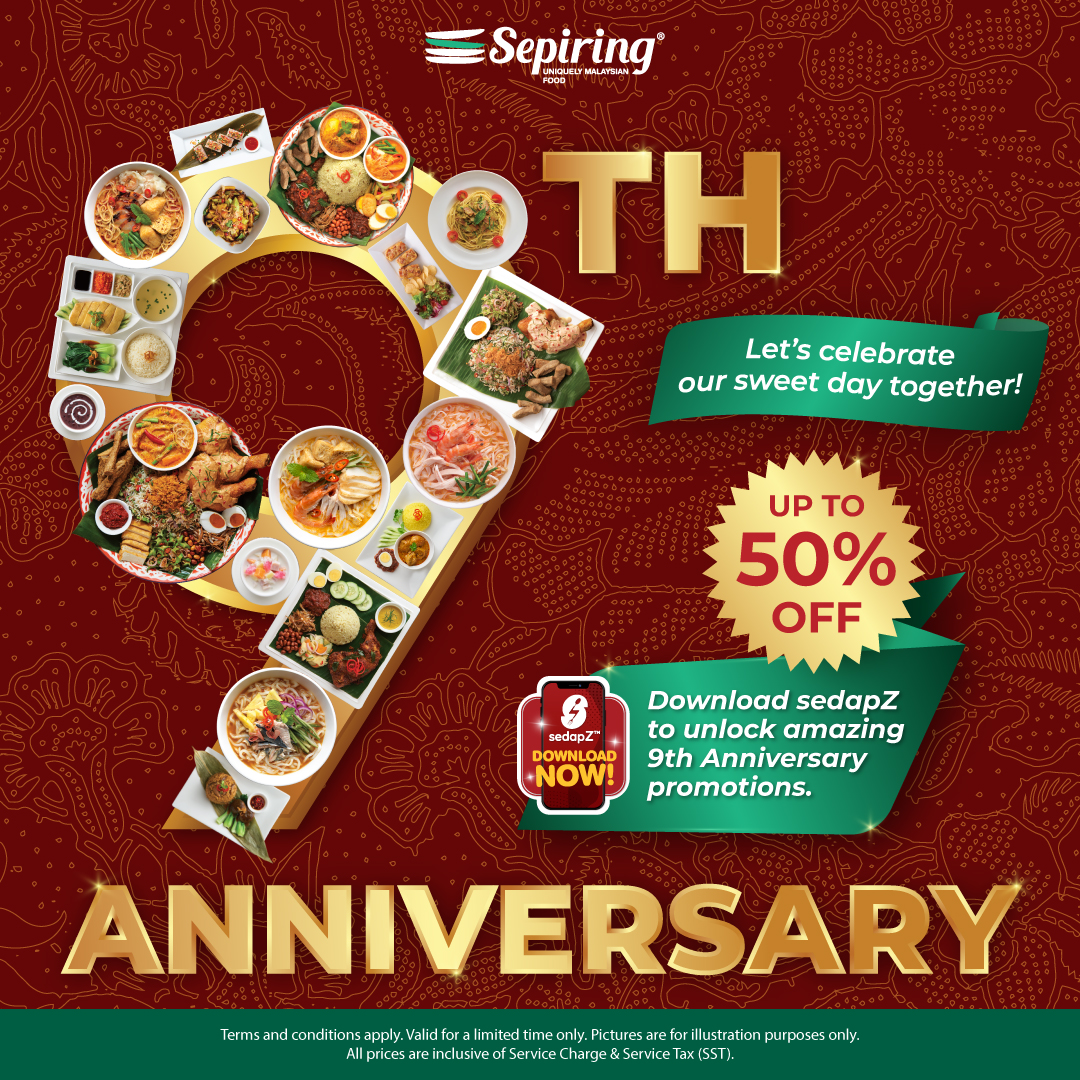 Sepiring celebrates 9 years of Malaysian flavours