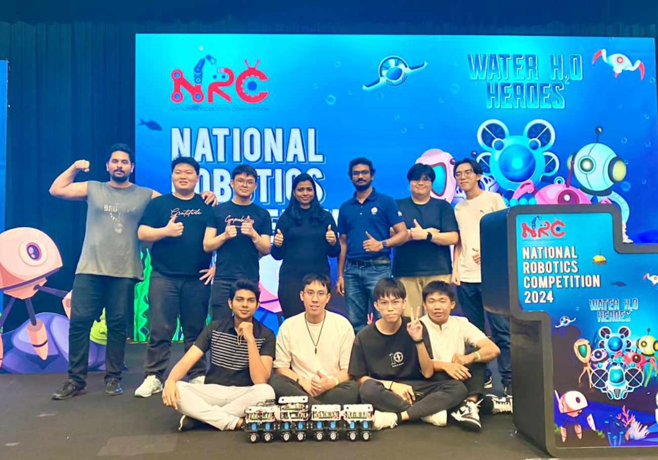 APU students win big at Singapore Robotics Competition