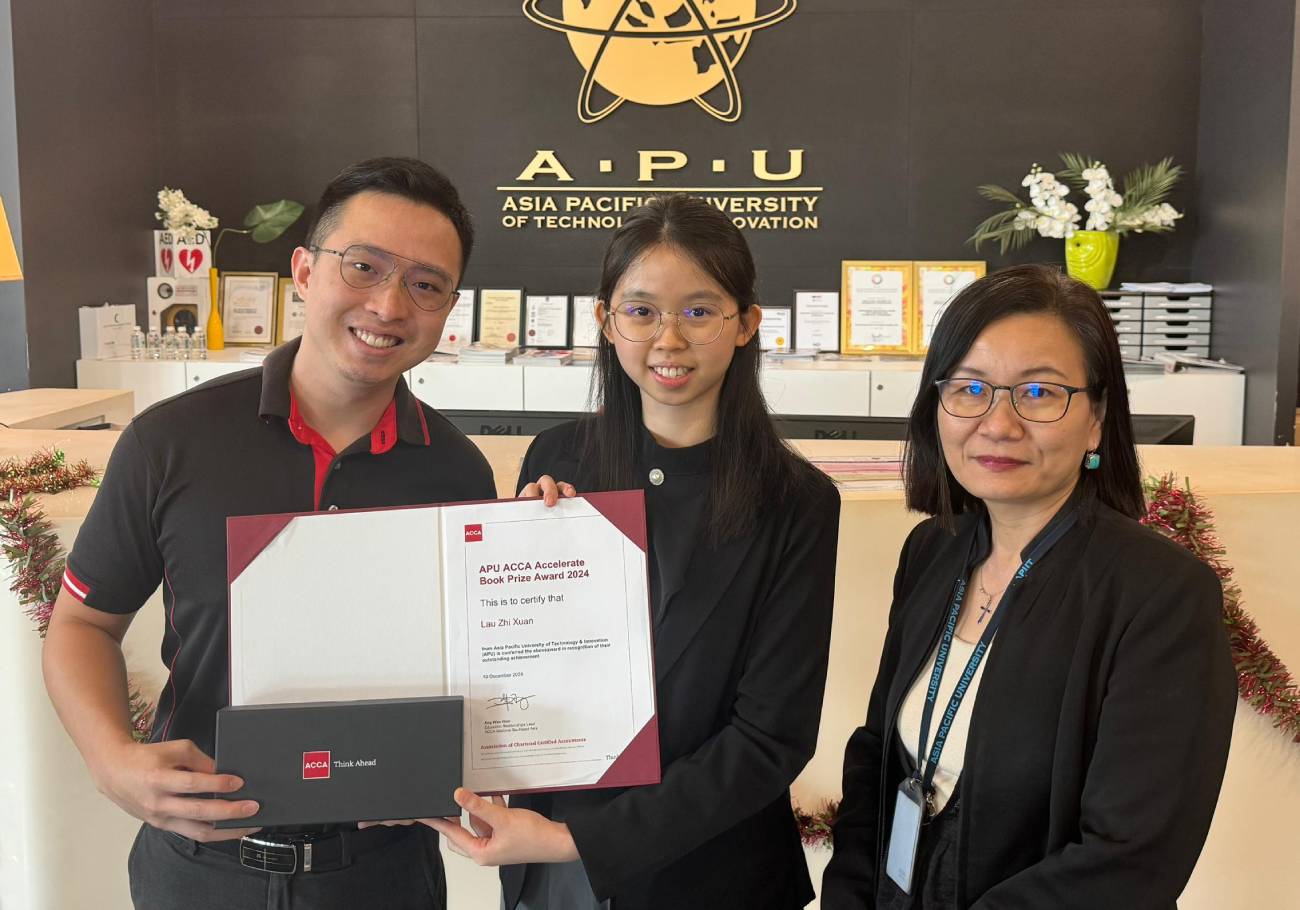 APU student wins ACCA prize for strategic excellence